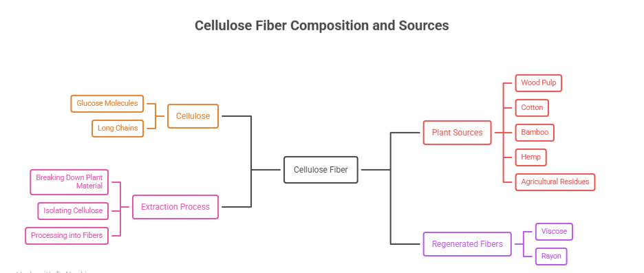 كيف تُصنع ألياف السليلوز-سليلوز-مصنوعة من
